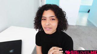 Stepsister Dani fully gives herself to her stepbrother