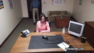 Fucking sporty soccer mom with nice tits at the office