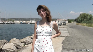 Hairy Melany has some sex fun on holidays