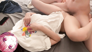 Gカップの友達の家遊びいっていい雰囲気で中出ししたから撮影した