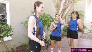 Teens get basketball tips on a big dick