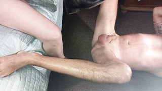 Madame in long riding boots