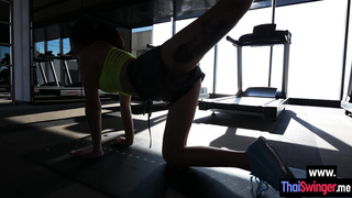 Perfect shaped Asian teen sucked cock