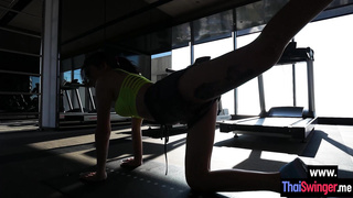 Perfect shaped Asian teen sucked cock