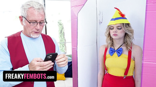 Bizarre Fembots - Young Looking Robot Honey Coco Lovelock Gets Her Honeypot Used And Boned By Senior Fellow