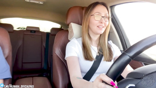 -More, more, I want deeper! "Smashed step-mom in truck after driving lessons"