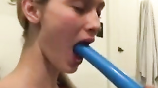 Cracking in my enormous blue plaything