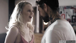 Virgin girl fucked rough by an older guy