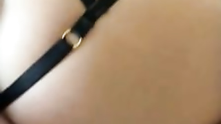 Muscle Cock with 2 girls who came to watch netflix