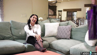 Lesbian MILF strapon fucking her wife