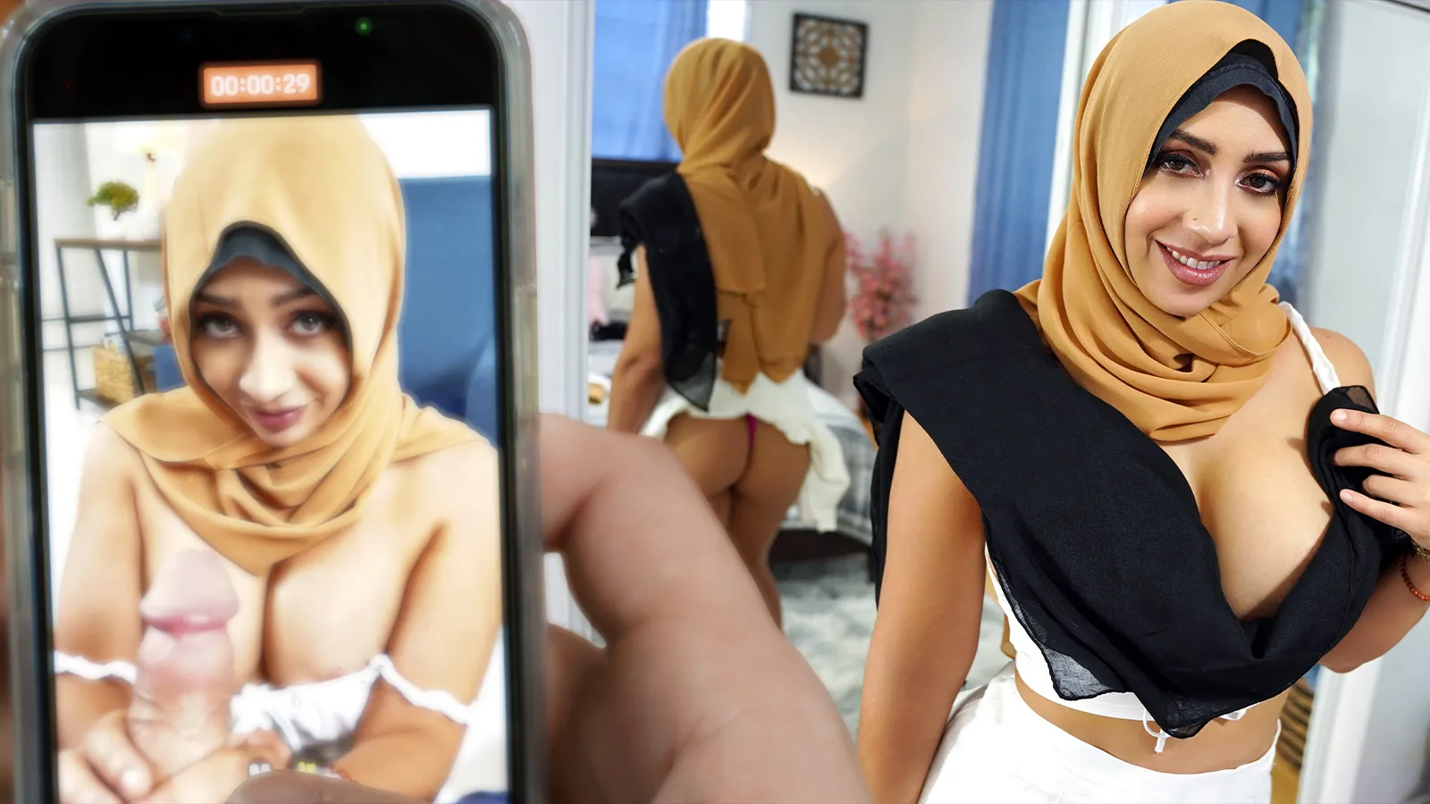 Social media expert helps Arab woman taking sexy photos and videos imagem