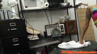 Chinese pawnshop inexperienced tugs before doggie-style