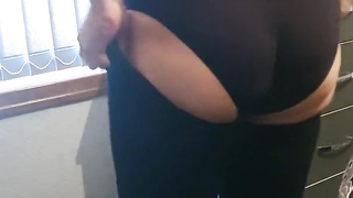 Super-Naughty step mother Eyeing Pornography while step son-in-law Smashing her Cock-Squeezing Labia with no Love Glove