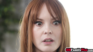 Big tits MILF sucked stepsons big dick