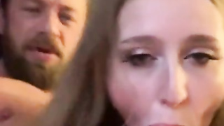 Mutual Masterbation with Massager gets way out of forearm