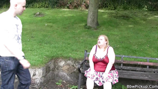 Gigantic fatty picked up on the street and torn up