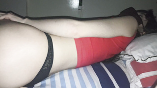 His step-mom spurts her trousers and he can't fight back boinking her