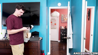 Josh' cock is all ready to fuck Erin in the ass