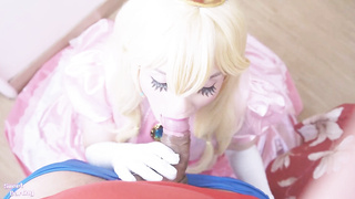 Goddess Peach can't manage her climaxes due a dual internal ejaculation by Mario Bros - SweetDarling