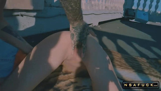 Step Brother Licks Pussy of Teen to Orgasm