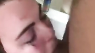 Extraordinary Throatfucking Jizz-Shotgun with Slobber