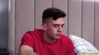 Hot Threesome gay sex after video gaming