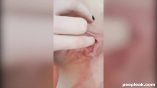 First-Timer Red-Haired Just Took a Getting Off Selfie