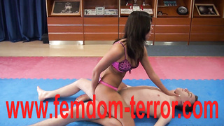 she grapple him down