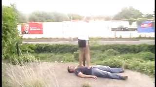 stomping female dominance