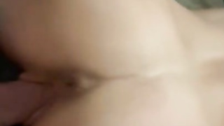 School honey makes love with ginormous pecker beau