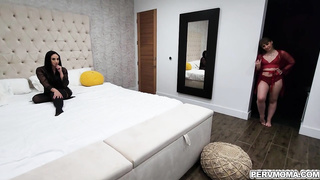 Sheena and Tommy took turns riding Allen's cock