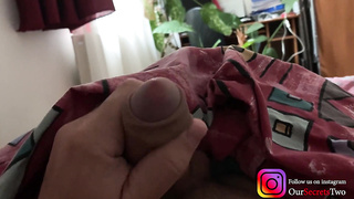 Roomie caught me wanking and helped me complete - real fledgling hand-job (Not step-sister)