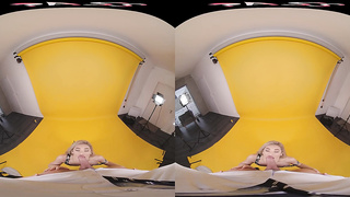 FuckPassVR - Jaw-Dropping ash-blonde Rika Fane wants your super hot jizz flow on her edible lips in Virtual Reality