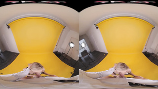 FuckPassVR - Jaw-Dropping ash-blonde Rika Fane wants your super hot jizz flow on her edible lips in Virtual Reality