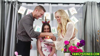 Laney Grey having the best birthday ever