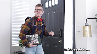 Busty bot to improve grades and sex skills