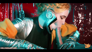 Atomic Heart ! Three-Way with ballerinas ! Female Dominance - MollyRedWolf