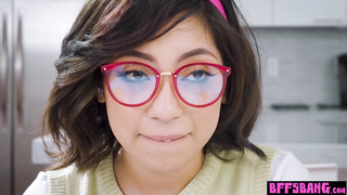 Book club for teen BFFs end on big cock