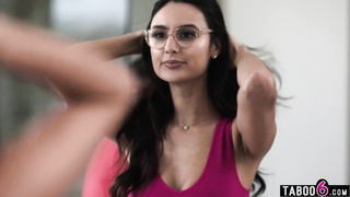 Bad vision stepsister pranked into sex