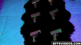 Rory, Octavia, and Jasmine rides Lucky's dick