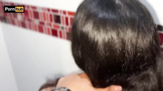 My bf left me alone with his brother-in-law and we boned in his shower