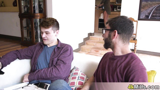 MILF mom fucked in the ass by sons mate