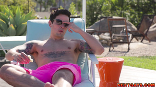 Dakota Payne fucks his hot pool guy Devin Franco