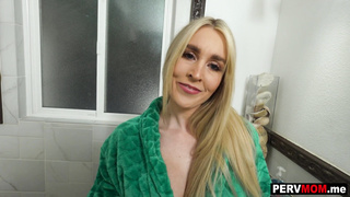 Stepmom sends selfie with stepsons cock