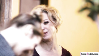 Milf rims an hentai fan in roleplay sex