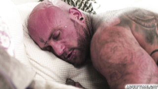 Steamy threesome sex with gay couples Brock and Rick