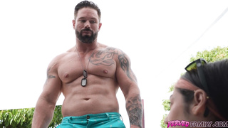 Oh my, stepuncle! Is that your big hard cock in there?