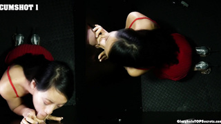 Asian Salee anonymous blowjob to cum POV style