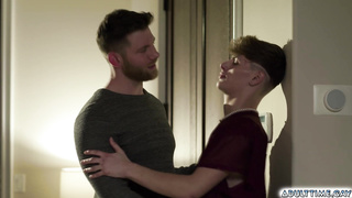 Caden shoot a warm white load for twink Cyrus Stark