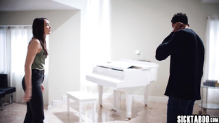 MILF fucks husbands big cock stepbro